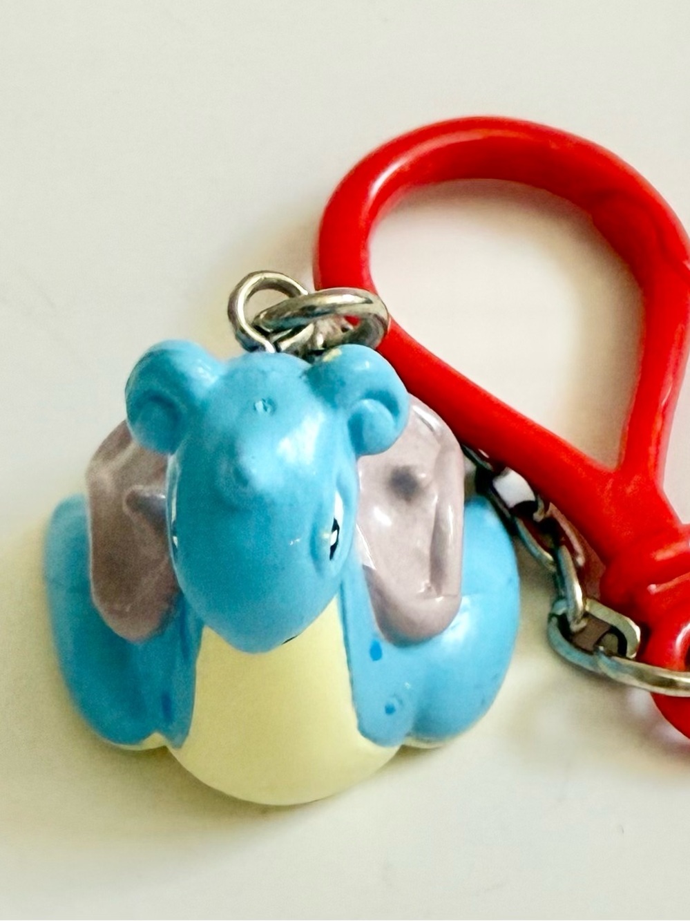Pokemon Lapras Keychain Charm 1999